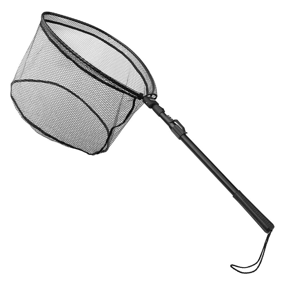 

LEO Portable 80cm Retractable Fishing Net Telescoping Foldable Landing Net Pole Folding Landing Net For Fly Fishing