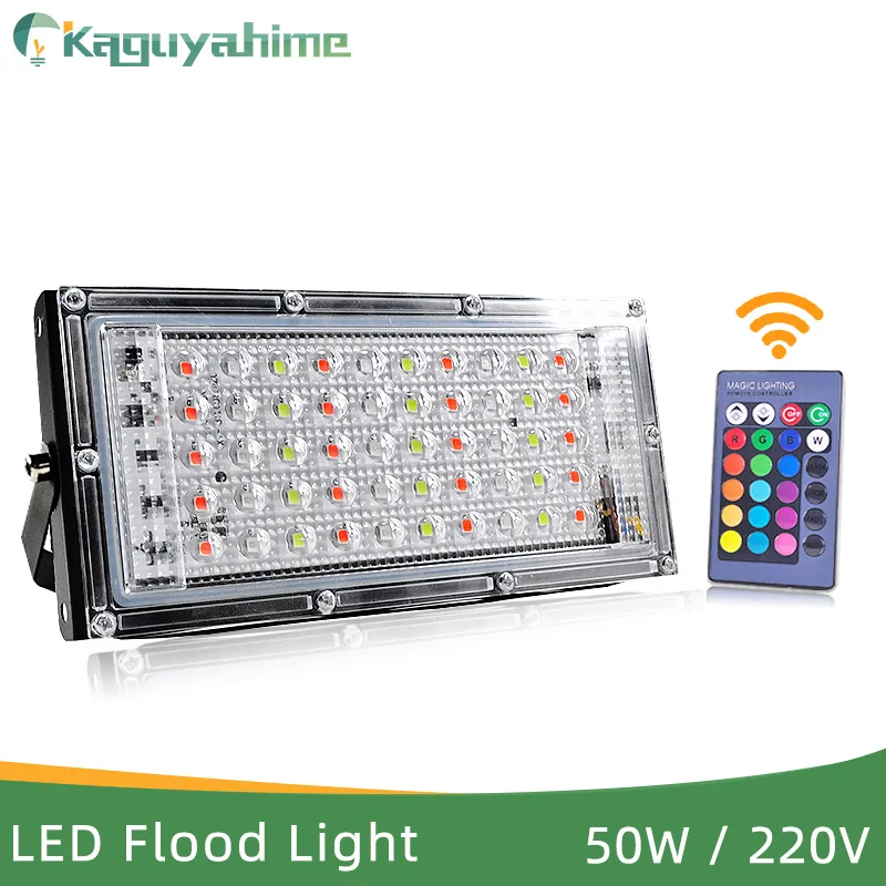 Kaguyahime Светодиодный точечный светильник 50 Вт отражатель ing 220 в 240 RGB дистанционный