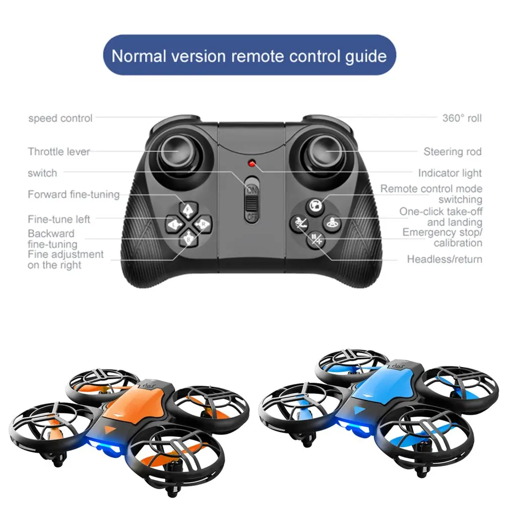 V8 New Mini Drone 4K 1080P HD Camera WiFi Fpv Air Pressure Height Maintain Foldable Quadcopter RC Dron Toy Gift