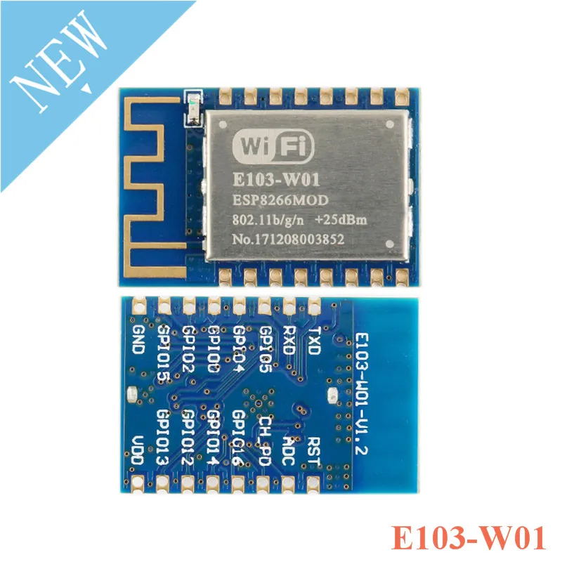 E103-W01 WiFi модуль ESP8266 ESP8266EX серийная макетная плата 2,4G беспроводной трансивер дистанционный модуль с поддержкой Airkiss E103 W01