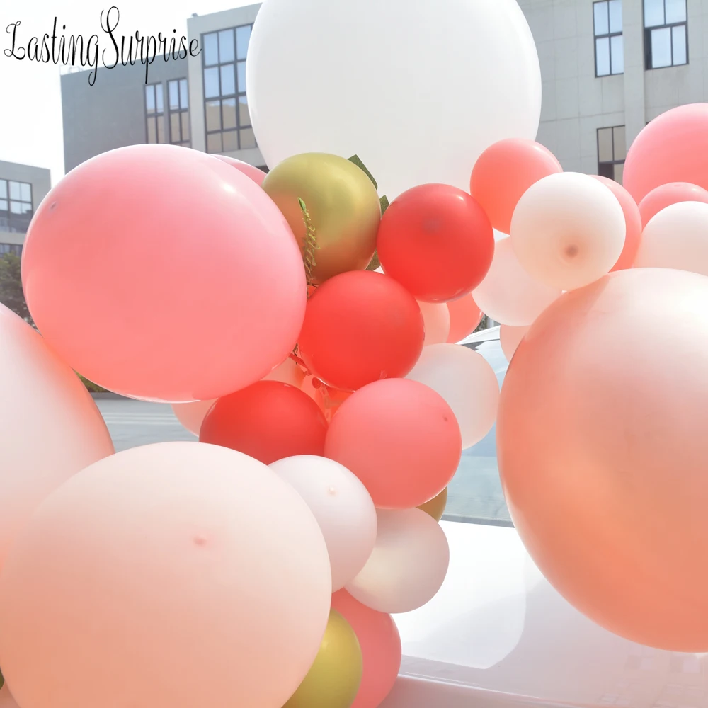 Шары с днем рождения розовые шары арка гирлянда свадьба вечеринка Anniversaire детский