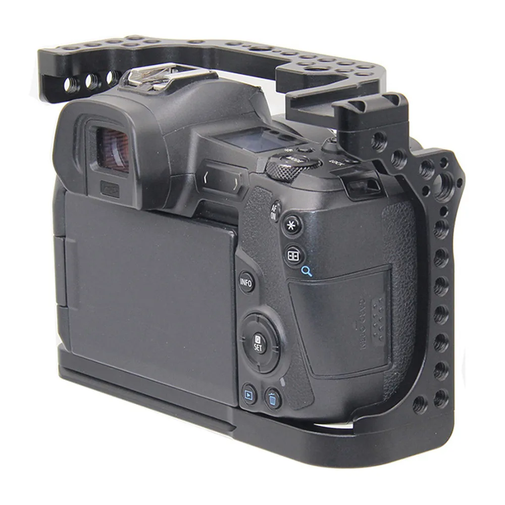 Защитная клетка для камеры Canon EOS R w/ Coldshoe 3/8 1/4 резьбовые отверстия стабилизатор