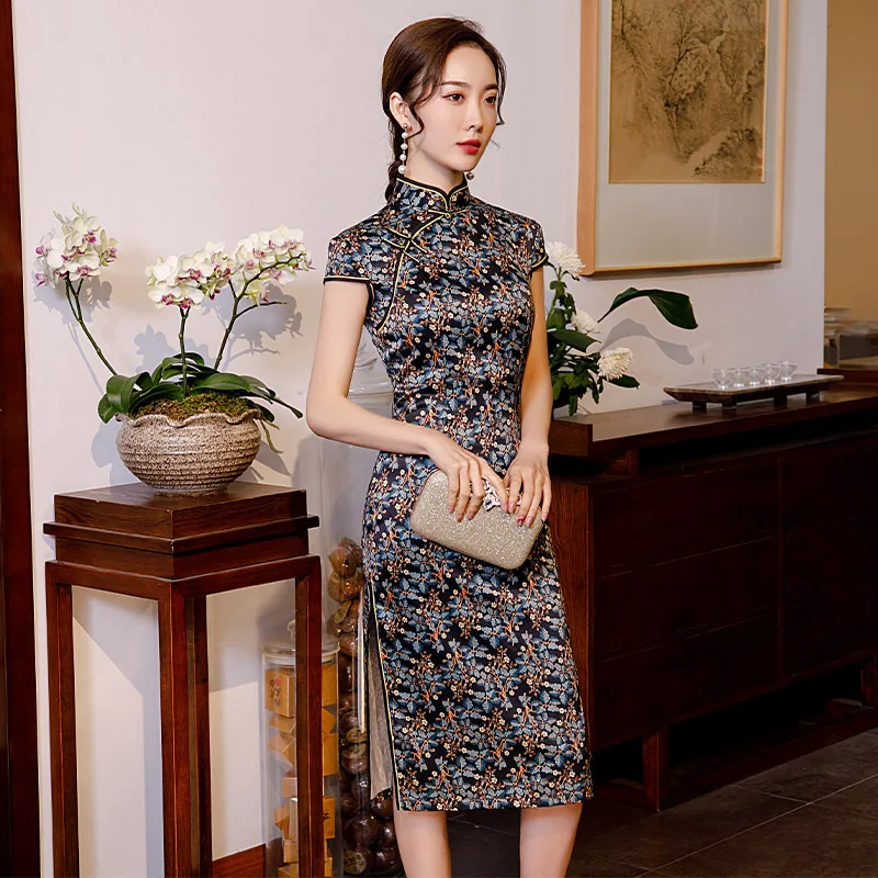 Новинка весна-лето 2020 китайское ретро-платье для молодых девушек улучшенное