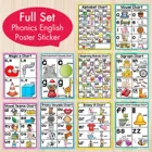 Плакаты с алфавитом, 10 шт.компл., на английском языке