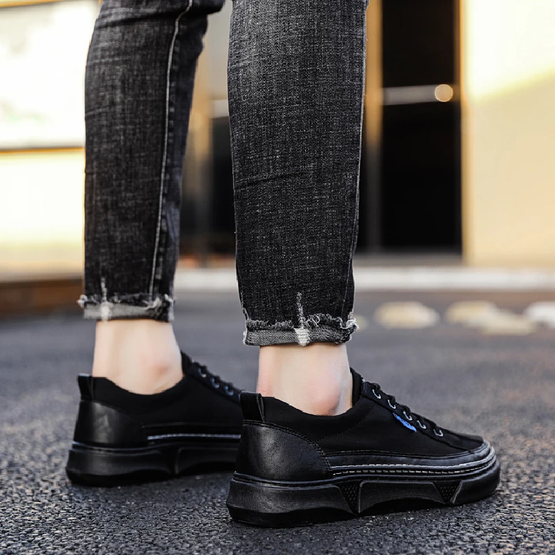 

Spring Men's Casual Shoes Outdoor Sports Canvas Shoes Latest Sports Shoes Shoes Round Toe Lace-up Men's Shoes Zapatos De Hombre