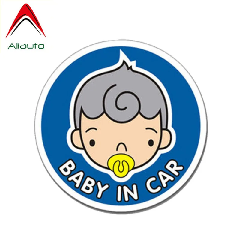 

Автомобильная мультяшная наклейка Aliauto Baby In Car, аксессуары, ПВХ наклейка для Peugeot 207 Passat B7 Kia Sorento Peugeot 3008,13 см * 13 см