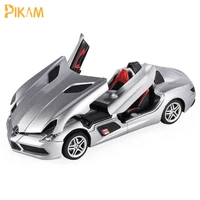 124 benz slr open car alloy model diecasts vehicles metal pull back high simulation kids gift supercar collection model toys