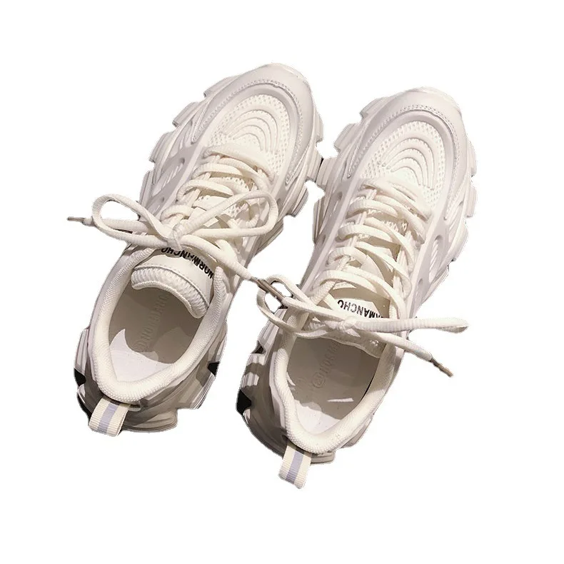 

Daddy shoes girl ins tide super-fire 2021 new summer breathable hundred blow-up street casual sports small white shoes