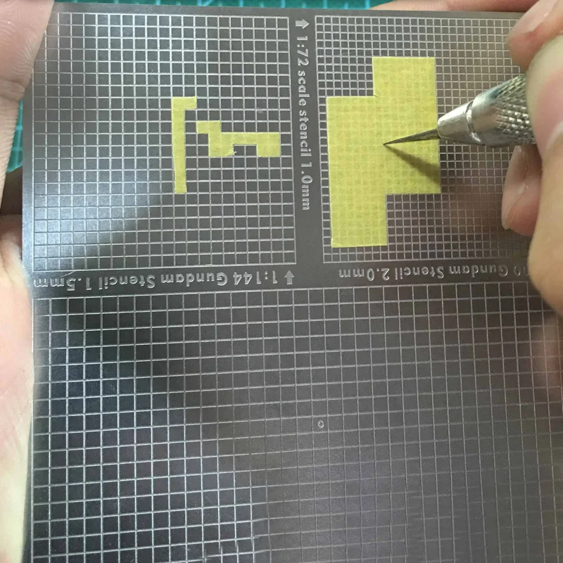 AJ0080 цифровой камуфляж Краски маска коврик для резки Двусторонняя общего