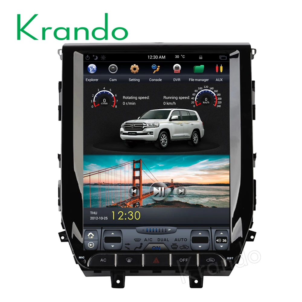 Krando Android 8 1 4G 64G ROM 12 &quotвертикальный экран автомобиля аудио радио плеер для Toyota Land
