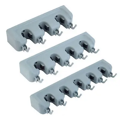 Настенный держатель для хранения швабры и метлы вешалка щеток новый