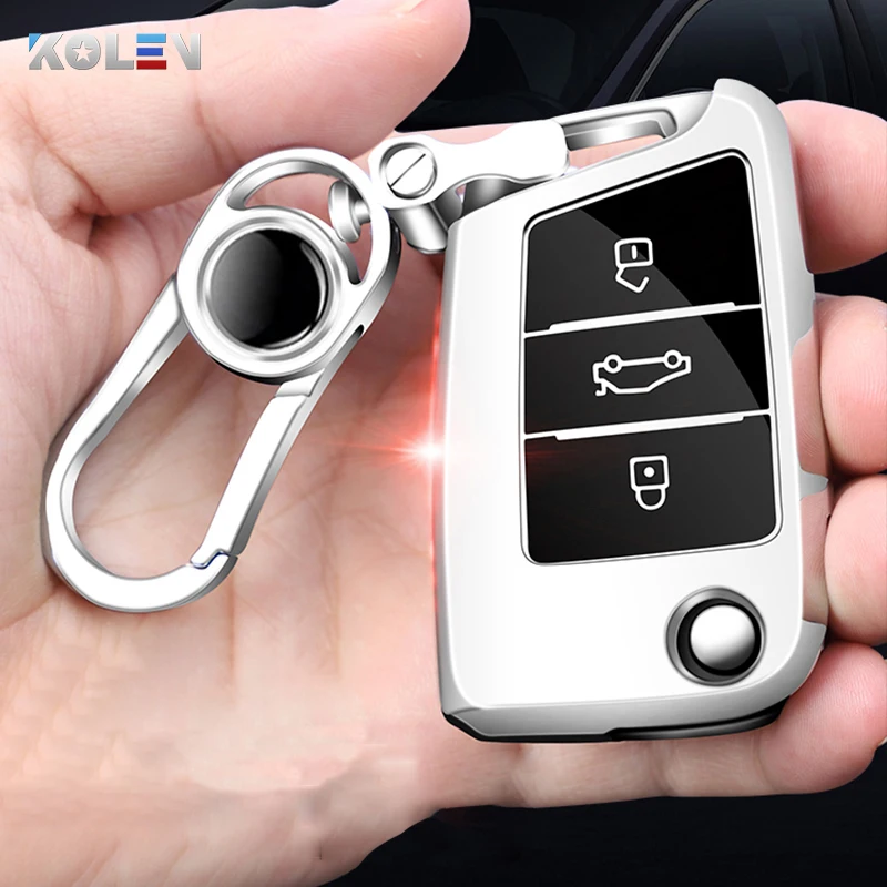 Мягкий ТПУ чехол для автомобильного ключа с дистанционным управлением Volkswagen VW Golf