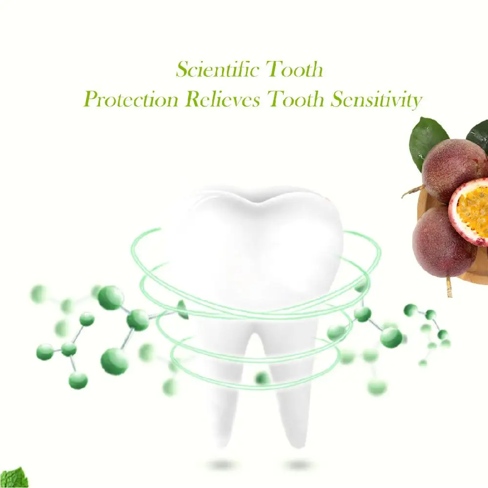 

Fexport 110g Magical Baking Soda Toothpaste Teeth Whitening Cleaning Hygiene Oral Care Passion Fruit Dental Soda Toothpaste