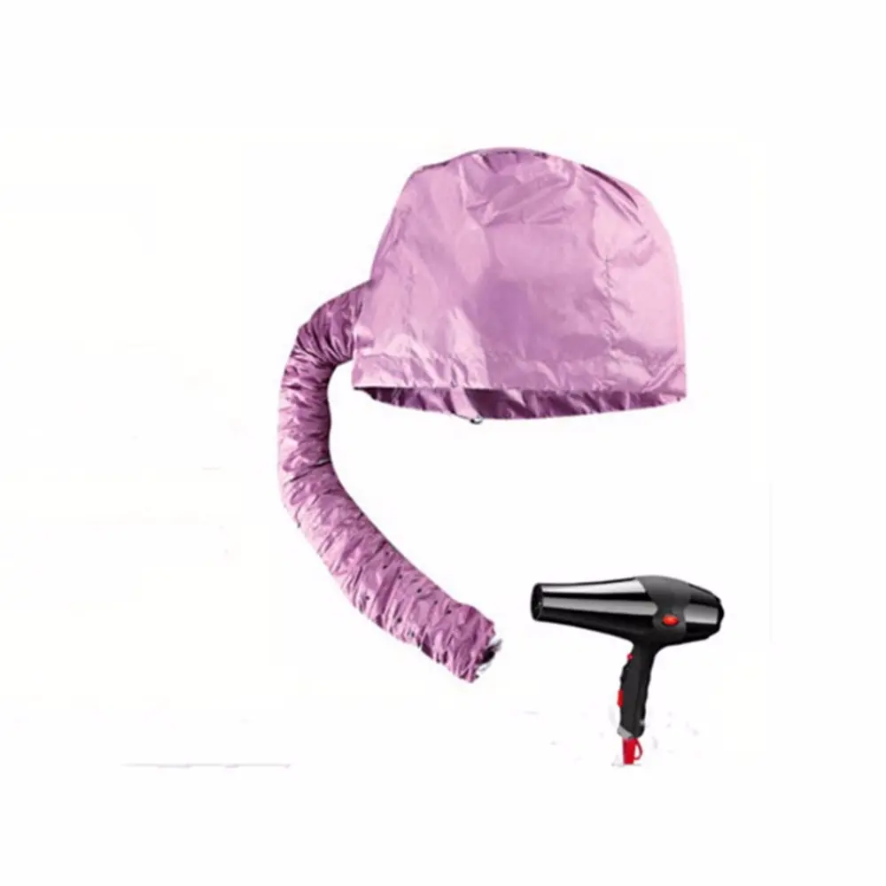 Hair Perm Portable Soft Hair Drying Cap Bonnet Hood Hat Blow Dryer Attachment Curlformers Gray Dry Hair Cream Cap