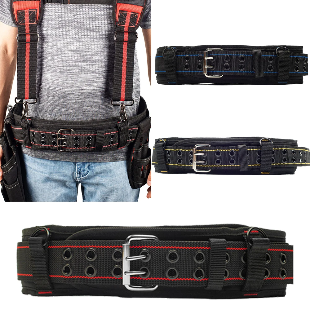 3 Inch Padded Tool Belt Work Tool Belt with Quick Release Bu