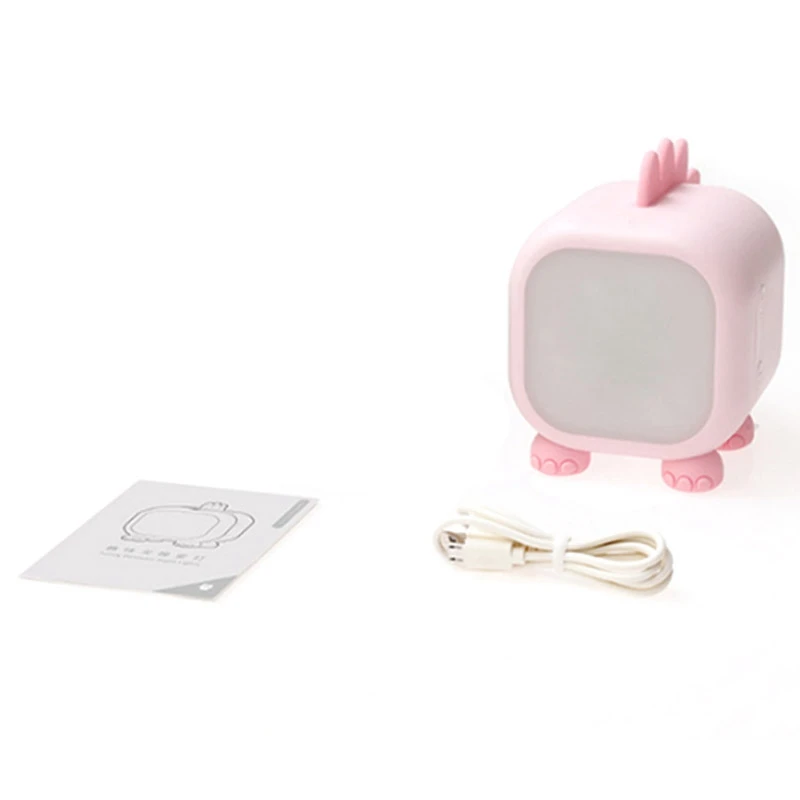 

Cute Dragon Small Clock Led Cartoon Alarm Clock Voice Control Digital Voice Time,with Temperature Display