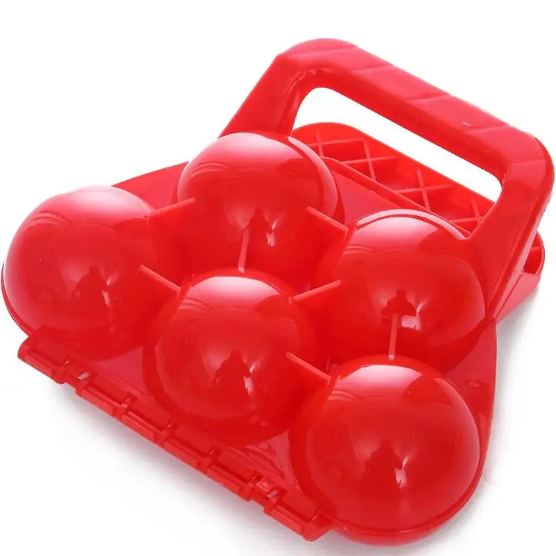 5 снежных шариков для детей, для спорта на открытом воздухе, зимний пластиковый Снежный шар, пляжный песок, пресс-форма для детей, уличные снежные шары, инструменты для борьбы