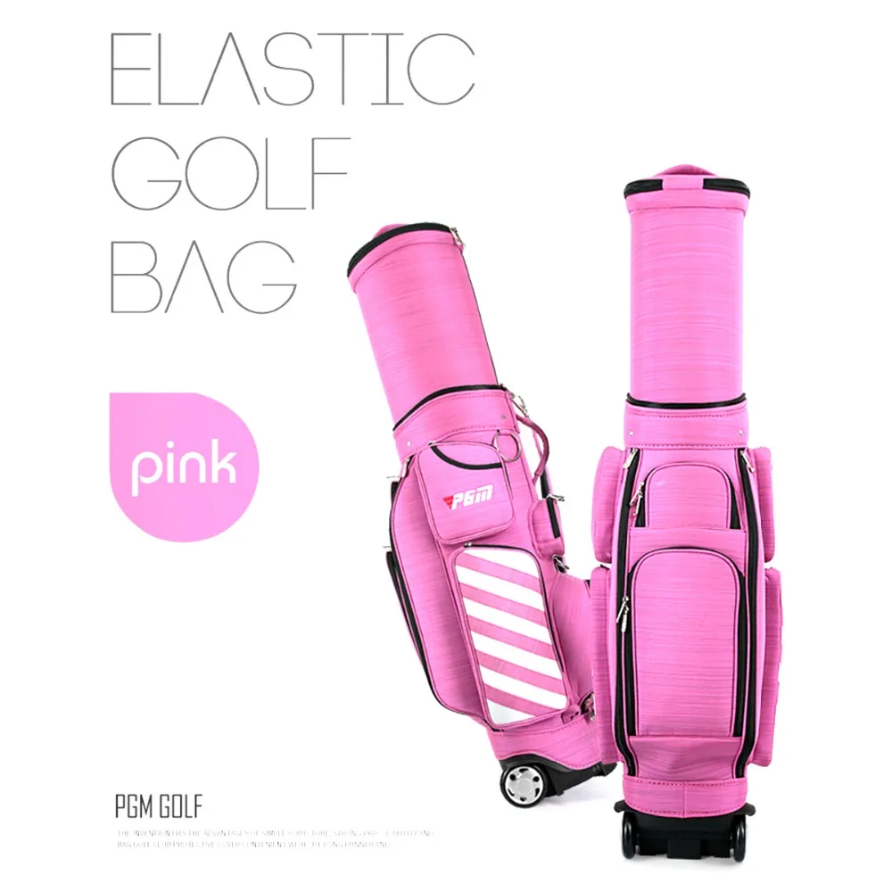 

Golf Standard Bag Adjustable Men Golf Air Bag Women Telescopic Ball Bag Baldric Pulley Multi-function Cover with Hard Shell