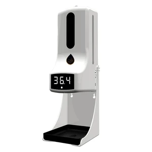 1000 мл K9 Pro настенный термометр с дозатор для жидкого мыла, с сигнализацией, хорошее качество, для Применение в офисах, школах и населенных пунктах