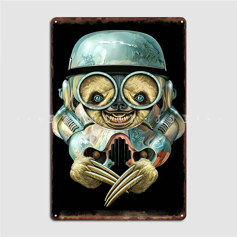 

Slothtrooper металлический знак настенный Декор стены винтажный клувечерние жестяной знак постер