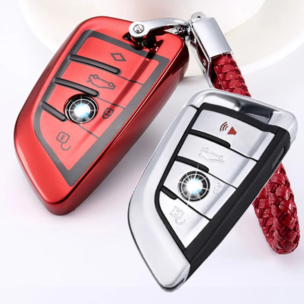 Новый оригинальный дизайн ТПУ чехол для ключей автомобиля Защита подходит BMW