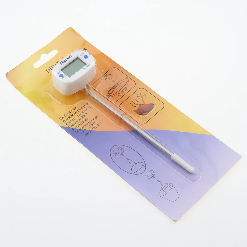 Поворотный Цифровой Кухонный Термометр электронный градусник для измерения