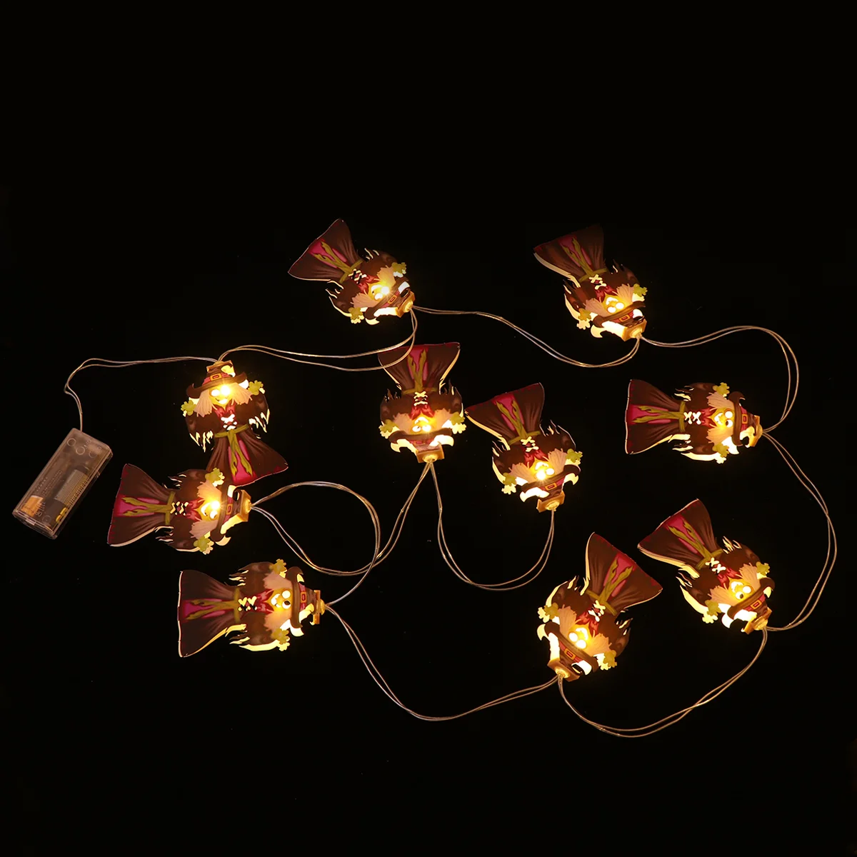 

3Pcs Lamp String Pumpkin String Lamp Outdoor Decorative Light String q5