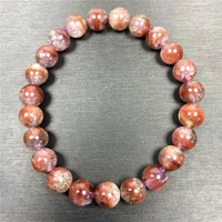 8mm natural auralite 23 bracelet jewelry for women man gift canada stone red purple crystal round beads gemstone strands aaaaa