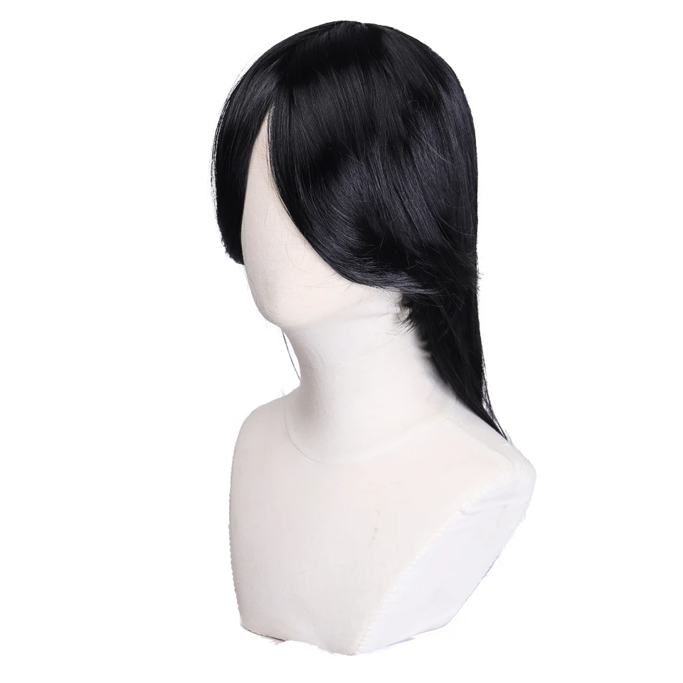 DIFEI Synthetic wig black long straight hair Naruto Uchiha Itachi cosplay wigs Dress up for men and women Halloween |