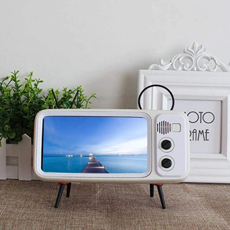 Ретро телевизор держатель для мобильного телефона обычная настольная подставка