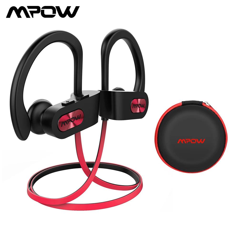 Mpow пламя 088A Bluetooth наушники IPX7 водонепроницаемый Спорт бег Беспроводная гарнитура спортивные наушники с микрофоном для телефона