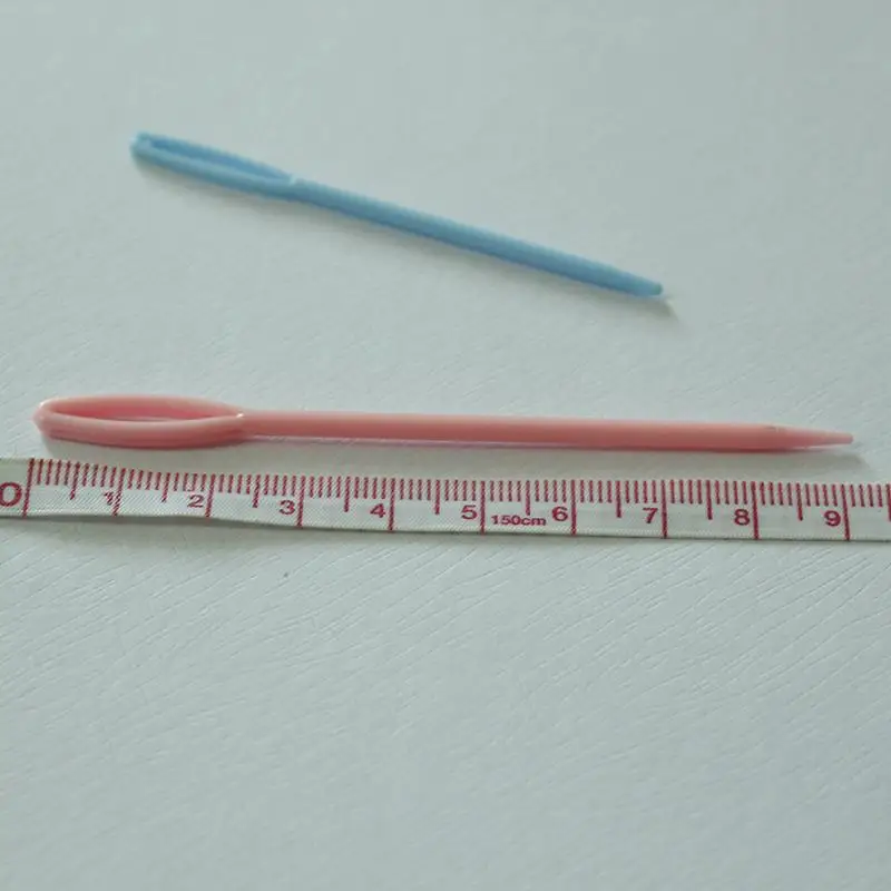 6PCS 7/9cm Cross Stitch Knit Needles Plastic Safe Suture Needle Weave Education Training Sewing Knitting | Дом и сад