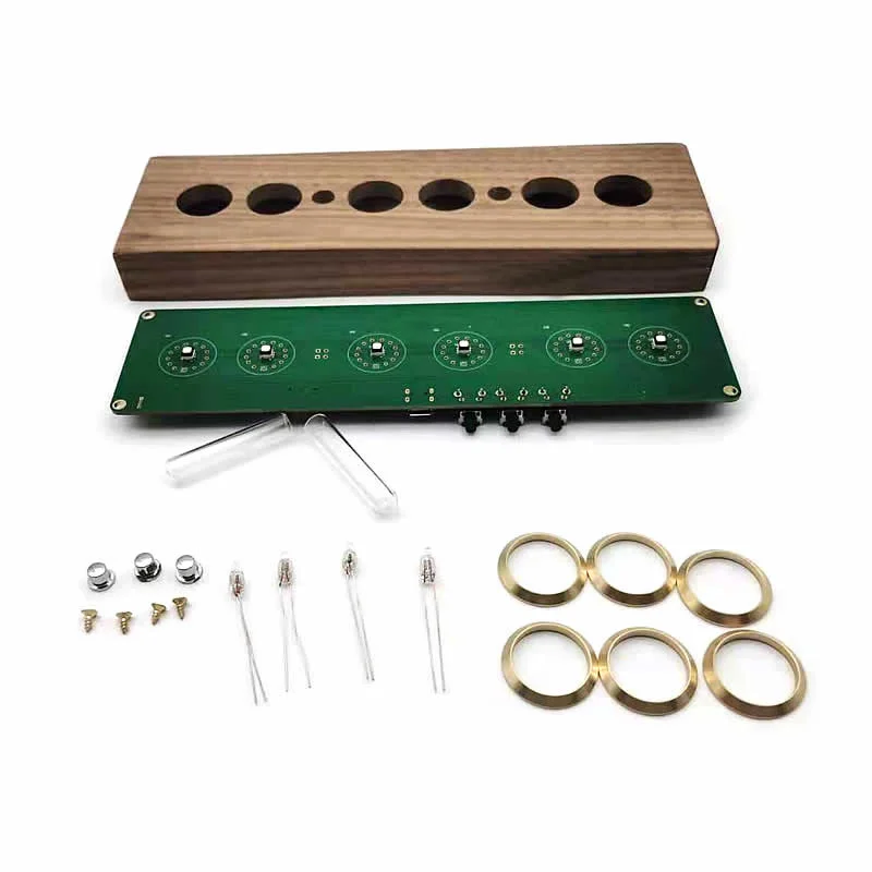 Цифровые настольные часы в форме трубки креативные ретро-часы сделай сам из