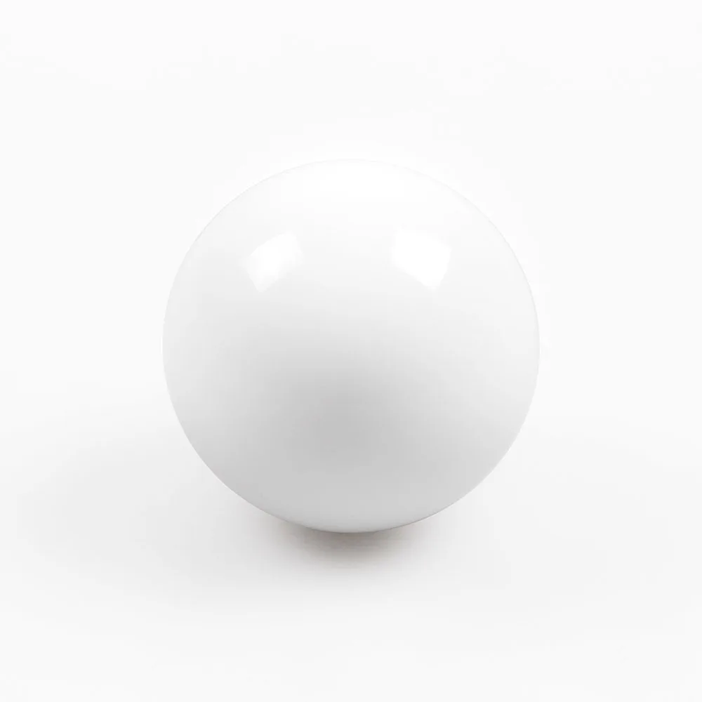 Универсальная Ручка рычага переключения передач POSSBAY резиновый белый круглый