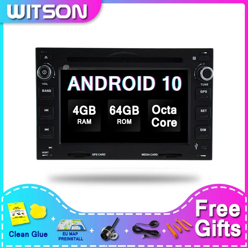 WITSON Android 10 0 автомобильный DVD GPS навигация для V W 6 2 &quotPASSAT B5/ Golf 4/ P olo/ Bora / J etta Sharan T5 1999