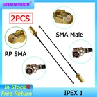 Удлинительный шнур UFL к коннекторной антенне RP SMA, 2 шт., Wi-Fi ОТРЕЗОК кабеля IPX к Интернету вещей, Женский к IPX 20 см
