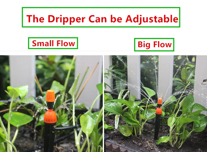 25 м запотевание капельница с таймером для воды DIY Микро Капельное орошение завод