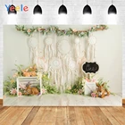 Ловец снов Yeele, лось, 1 год рождения, украшение для детского душа, фон для фотосъемки, декорация для фотосессии, фон для фотостудии