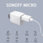 SONOFF Micro Mini Wifi USB адаптер питания USB 5 в умный дом пульт дистанционного управления Conotrol переключатель через приложение eWeLink Google Home Alexa Voice