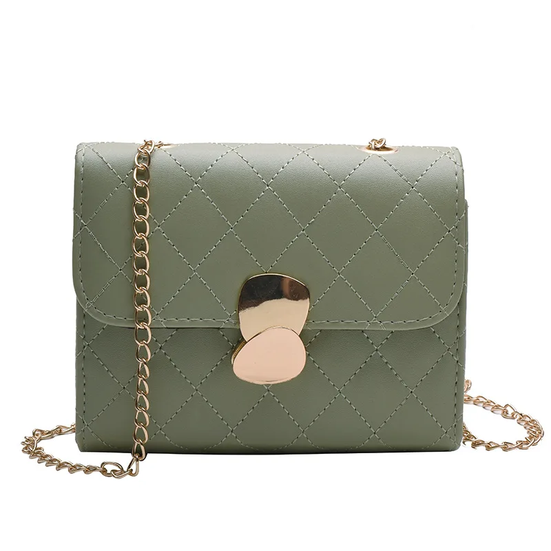 

New small bag new summer fashion small fragrance rhombus chain bag Joker shoulder messenger bag