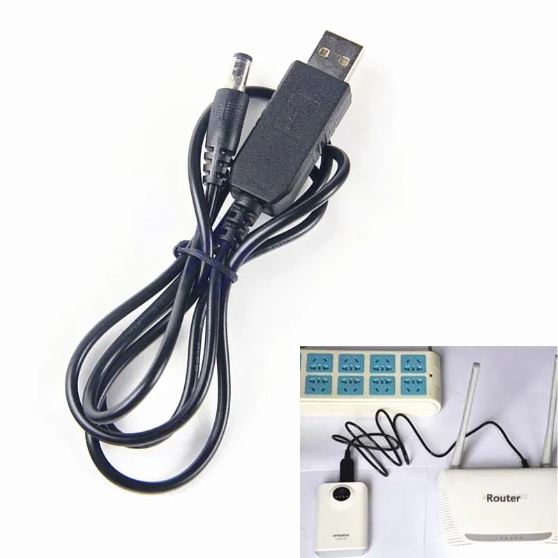 

DC-DC USB 5V to 9V 12V Converter Adapter Cable DC Jack 5.5x2.1mm Electrical Step-up Power Module Power Supply Line For Router