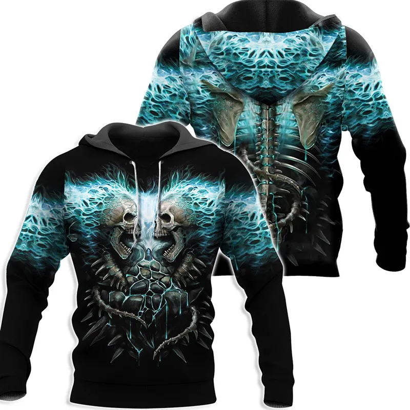 

Liumaohua New printed hoodie death messenger 3D men and women printed sweatshirt hoodie fashion Harajuku casual sweatshirt