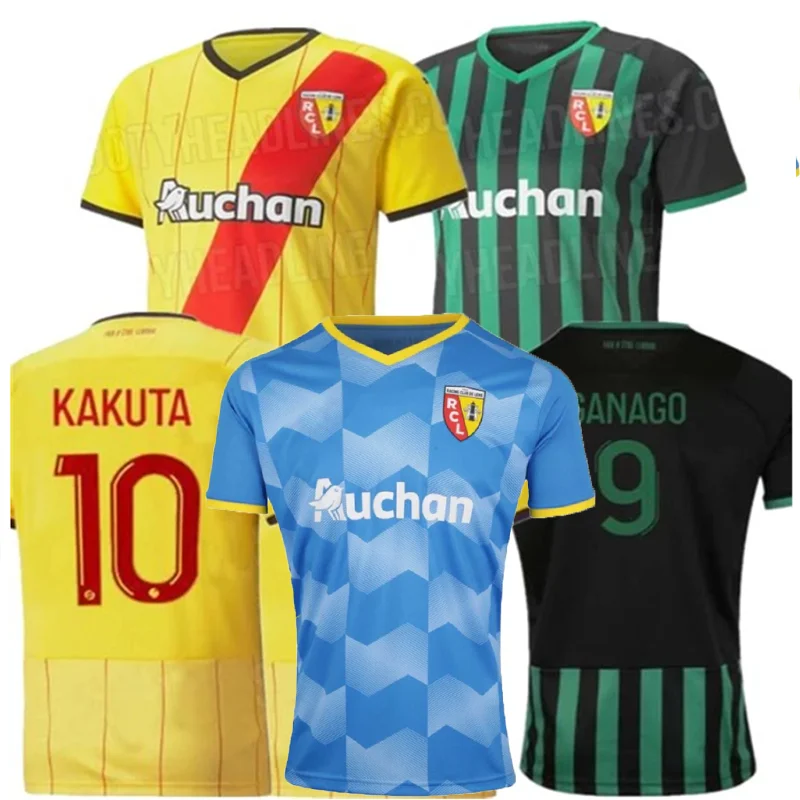 

maillot RC Lens soccer jerseys 21 22 KAKUTA GANAGO SOTOCA FOFANA GRADIT FORTES BANZA CAHUZAC DOUCOURE 2021 2022 Football Shirts