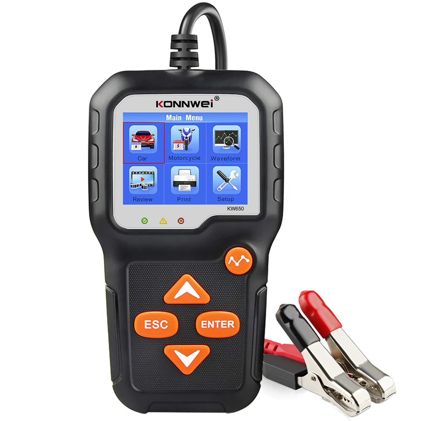 6 12V автомобиль Батарея Тесты er стартер генератор переменного тока цифровой