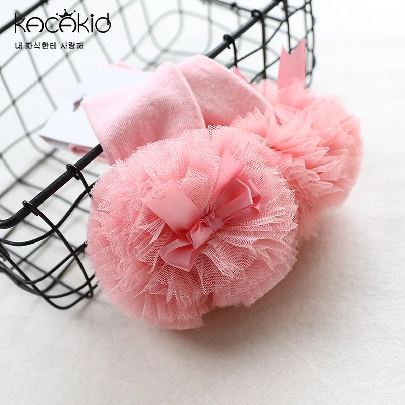 Infant Toddler Baby Girls Kids Princess Bowknot Lace Floral Short Socks Cotton Ruffle Frilly Trim Knee High | Мать и ребенок