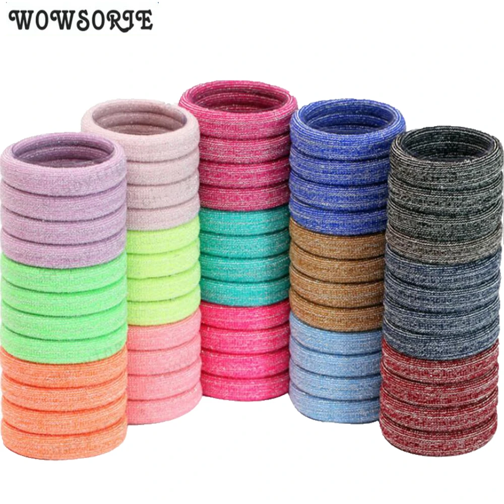 Женская резинка для волос 4 5 см повязки на голову девочек разноцветные