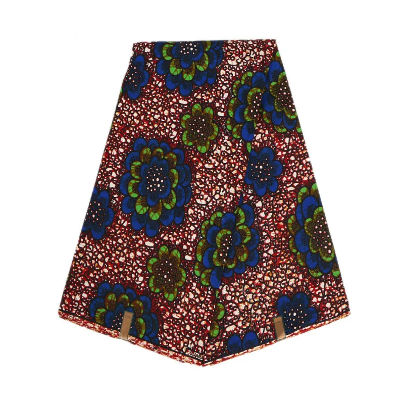 Африканская ткань с принтом 6 ярдов Африканской ткани оптовая продажа