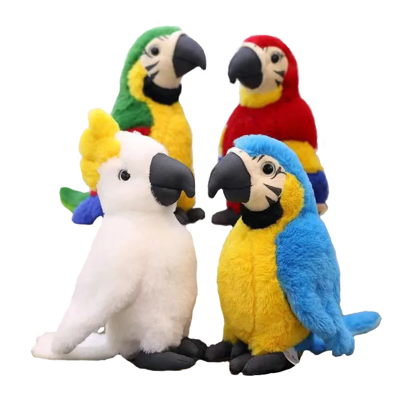 

Children Cute Soft Plush Toys Simulation Parrot Stuffed Animal Dolls Kawaii Stuffed Toy Kids Birthday Gifts Juguetes Toy BC50MR