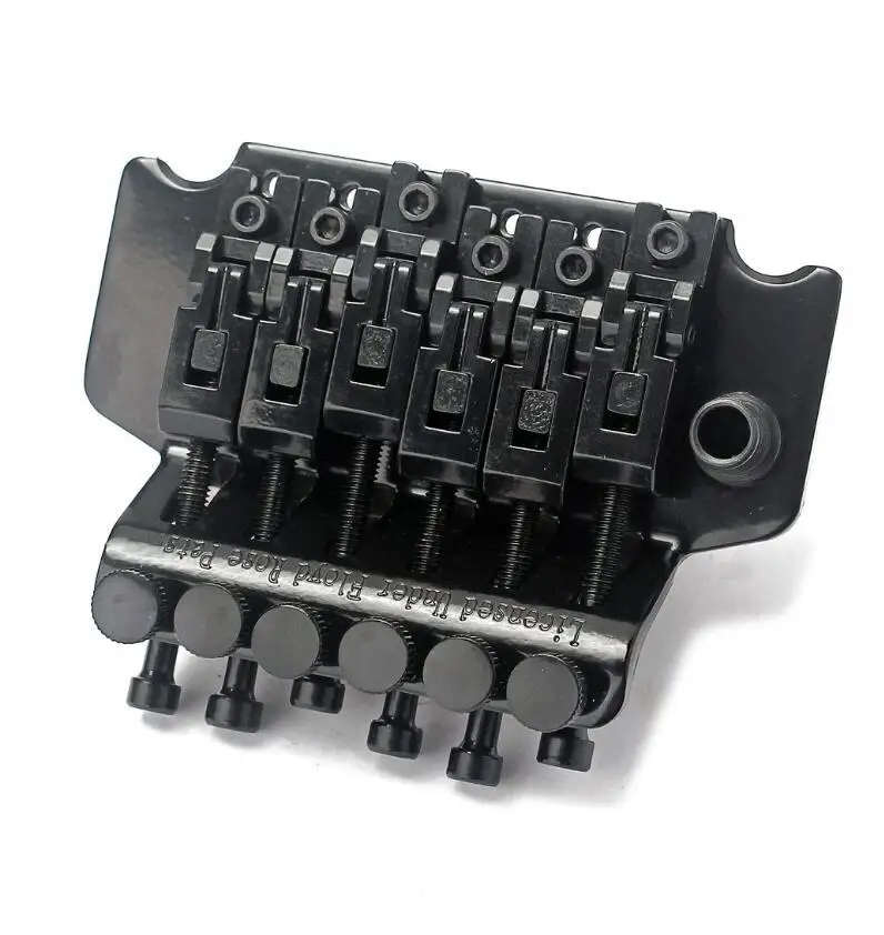 

10,6 мм, Черная/Серебристая электрогитара с двойной блокировкой, электрогитарный инструмент для ремонта Floyd Rose