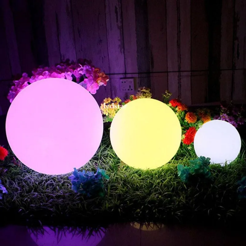 Цветной RGB светодиодный плавающий волшебный шар светильник для бассейна шарики